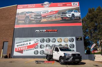 TOYOTA HILUX N80 4WD HE880 GLOSS BLACK MACHINED FACE